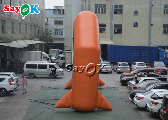 Orange aufblasbarer Eingangs-Bogen PVCs für Ereignis-Werbungs-Förderung