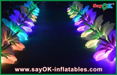 Recht aufblasbare Beleuchtungs-Dekoration/aufblasbare geführte Blumen-Kette für Hochzeitsfest
