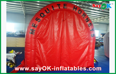 Aufblasbares Tunnel-Zelt-rotes wasserdichtes aufblasbares Luft-Zelt-aufblasbarer Tunnel mit kundenspezifischem aufblasbarem Zelt Logo Marks campin