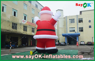 Riesige aufblasbare Feiertags-Dekorationen im Freien Inflatables Weihnachtsmann für Chrismas