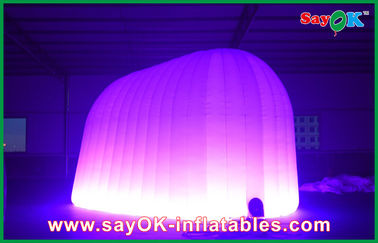 Gehen Freien-Luft-Zelt-Hochzeitsfest ringsum aufblasbaren Stoff des Luft-Zelt-210D Oxford mit LED-Beleuchtung
