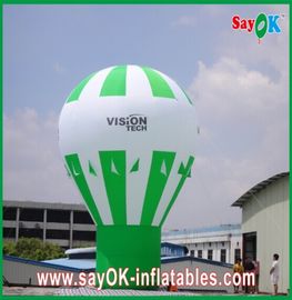 Grüne Grundwerbungs-Ballon-kundenspezifischer aufblasbarer Produkt-Regenbogen-Entwurf