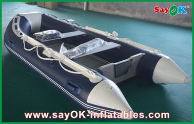 Steifes Rumpf-Fiberglas-kleine aufblasbare Boote mit Hochleistungsaluminiumboden