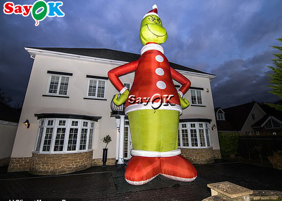 8.5M Inflatable Cartoon Character Weihnachtsdekoration Modell-Blow Up Grinchs im Freien