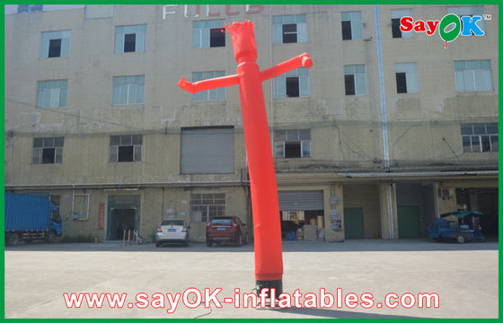 Aufblasbar wackeln Sie Mann-lärmarmen wellenartig bewegenden aufblasbaren Luft-Tänzer With, das 2 Hände freundliches wickeln