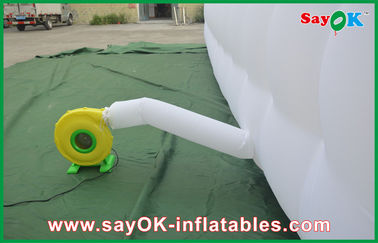 Großer aufblasbarer Zelt-portierbarer riesiger weißer Nylonstoff-aufblasbares Luft-Zelt, 3m Kanal