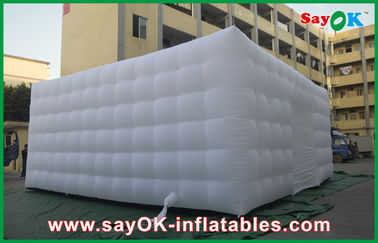 Großer aufblasbarer Zelt-portierbarer riesiger weißer Nylonstoff-aufblasbares Luft-Zelt, 3m Kanal