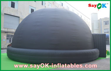 Schwarze Personen-aufblasbares Planetariums-Hauben-Zelt der Kapazitäts-60 mit Logo
