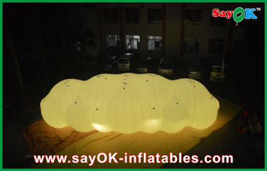 Große LED-Dekorations-aufblasbares Helium-Wolken-Ballon 0.18mm PVC-Material für die Werbung