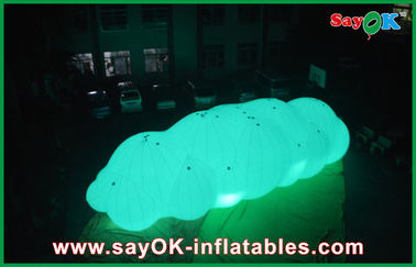 Große LED-Dekorations-aufblasbares Helium-Wolken-Ballon 0.18mm PVC-Material für die Werbung