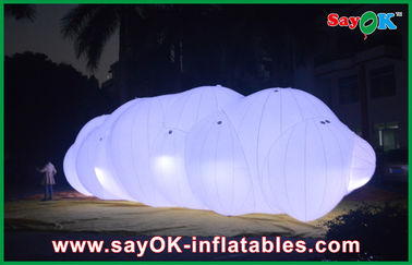 Helium-Wolken-Ballon-Floss 0.18mm PVCs aufblasbares in der Luft mit LED-Licht