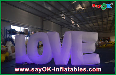 Populäre aufblasbare Nylondekoration der Beleuchtungs-190T für Valentinsgruß-Tag
