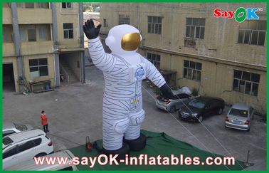 4m Oxford weißer Raumfahrer Stoff-Feiertag im Freien Inflatables für die Werbung