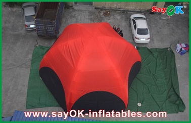 Draußen aufblasbares Zelt Luft-Zelt3ms Red Hexagon Large PVC gehen im Freien für Berufung