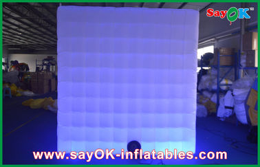 Passfotoautomat-Hintergrund LED, der sicherer aufblasbarer Passfotoautomat-enormes Quadrat für Förderung beleuchtet