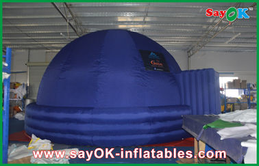 Innen-aufblasbares Planetariums-blaues pädagogisches aufblasbares Hauben-Zelt Digital 7m