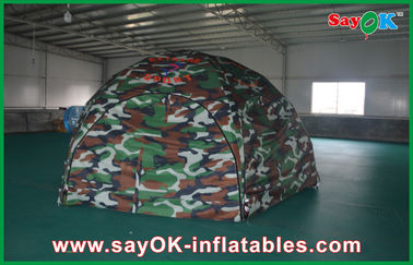 Gehen Freien, das aufblasbares Zelt aufblasbares Luft-Zelt im Freien imprägniern, Spinnen-militärisches aufblasbares Hauben-Zelt
