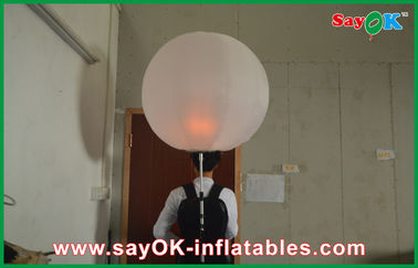 Kundengebundener geführter aufblasbarer Rucksack-Ballon-Stativ-Ball für Anzeige