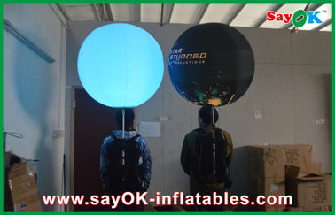 Dauerhafter Stativ-Ball-führte aufblasbare Beleuchtungs-Dekoration, Drucken aufblasbaren Werbungs-Ballon