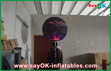 Dauerhafter Stativ-Ball-führte aufblasbare Beleuchtungs-Dekoration, Drucken aufblasbaren Werbungs-Ballon