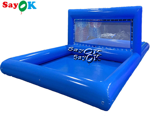 Riesige aufblasbare Pool-Spielzeuge Erwachsene Interaktive aufblasbare Wasservolleyballplatz Luftdichtes Multifunktionales Schwimmspiel