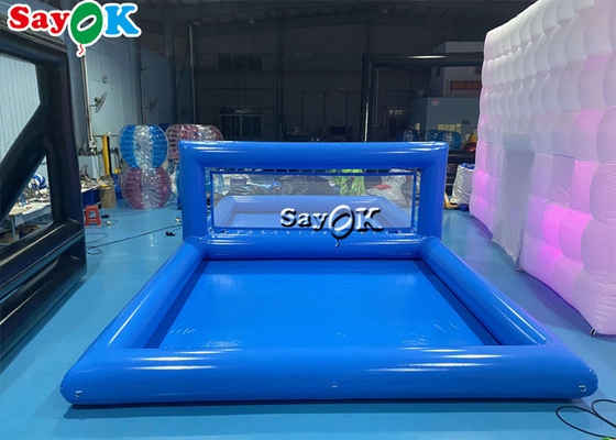 Riesige aufblasbare Pool-Spielzeuge Erwachsene Interaktive aufblasbare Wasservolleyballplatz Luftdichtes Multifunktionales Schwimmspiel