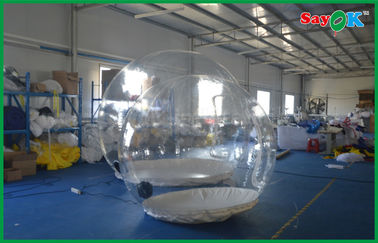 Aufblasbares Campingzelt aufblasbares transparentes Zelt-starker Wind-Widerstand-aufblasbares Luft-Zelt-materielles PVCs