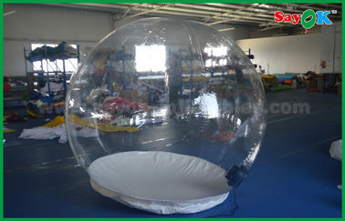 Aufblasbares Campingzelt aufblasbares transparentes Zelt-starker Wind-Widerstand-aufblasbares Luft-Zelt-materielles PVCs