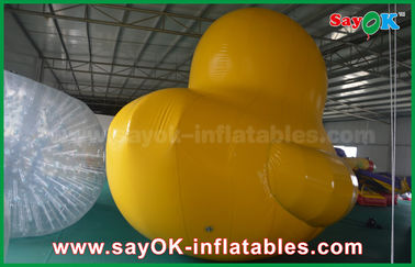 Entzückendes kundenspezifisches aufblasbares Produkt-Modell-aufblasbare gelbe Ente PVC-Material-5m