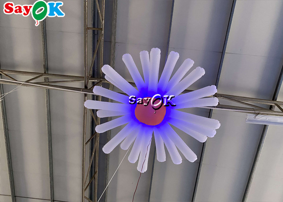 Riesige aufblasbare hängende Blume mit LED beleuchtet multi Farbhochzeits-Dekoration