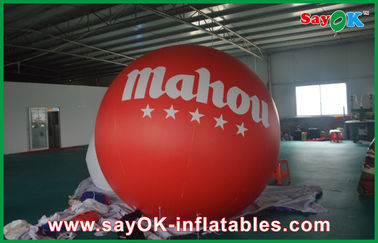 Partei-Helium-Ballon 0.2mm PVCs fördernder beleuchtender im Freien, der aufblasbare Ballone annonciert