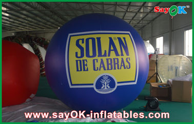 Partei-Helium-Ballon 0.2mm PVCs fördernder beleuchtender im Freien, der aufblasbare Ballone annonciert