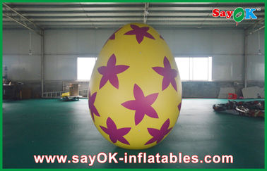 6m aufblasbare Feiertags-Dekorations-PVC-Easter Egg-Werbungs-Partei-aufblasbare Eier für Stadiums-Stützen