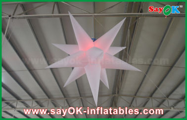 Hochzeitsfest-Ereignis-Verein-Bühnenbild Solar-LED aufblasbaren Stern beleuchtend