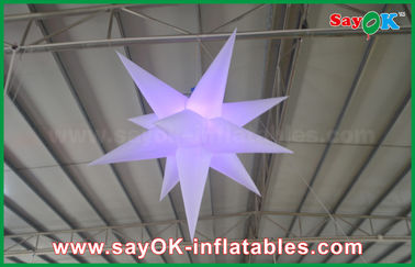 Hochzeitsfest-Ereignis-Verein-Bühnenbild Solar-LED aufblasbaren Stern beleuchtend