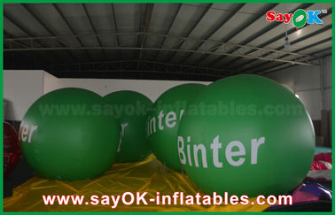 2.5m grüner riesiger aufblasbarer geführter Helium-Ballon für die Werbung