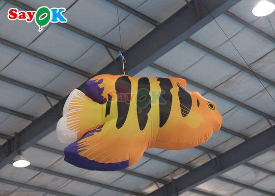 Großer aufblasbarer fliegender Fisch Oxfords LED für Vergnügungsparks