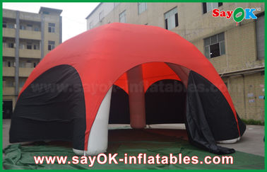 Hauben-Spinnen-Zelt Luft-aufblasbares Zelt PVC-Durchmessers 10m förderndes aufblasbares für Werbung