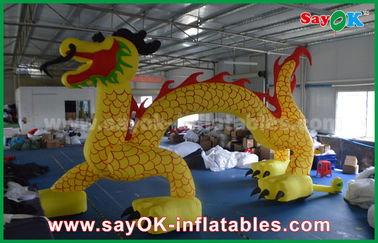 Bogen-Logo Printing Dragon Shaped Inflatable-Bogen-Torbogen Halloweens aufblasbarer 7 * 4m Gewohnheits-aufblasbarer Bogen