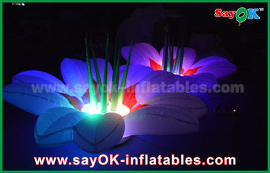 Heiratsfestival-Dekorations-Hintergrund-Blumen Bühnenbild-aufblasbare beleuchtende Blume Inflable musikalische