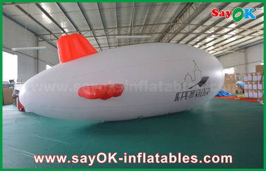 0.2mm PVCs Helium-Zeppelin-Flugzeug des kundenspezifisches Logo-aufblasbares Helium-Ballon-5m