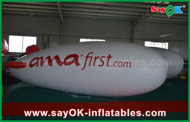 5m sich hin- und herbewegender annoncierender aufblasbarer Ballon-Helium-Flugzeug-Zeppelin für Förderung