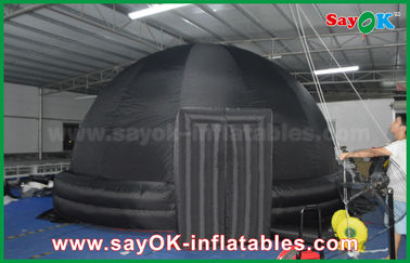 6m schwarze Oxford Stoff-aufblasbare Planetariums-Hauben-tragbares Zelt für Schule