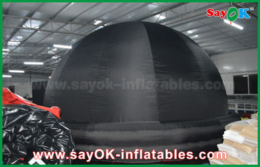 6m schwarze Oxford Stoff-aufblasbare Planetariums-Hauben-tragbares Zelt für Schule