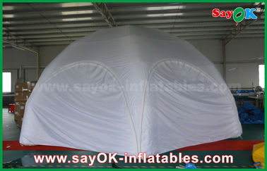 Aufblasbares Yard-Zelt-fertigte weißes wasserdichtes aufblasbares Luft-Zelt aufblasbares Hauben-Zelt PVCs für Ereignis besonders an