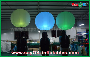 Beleuchtungs-Dekorations-Ballon 1m Durchmessers aufblasbarer mit der Farbe, die LED-Licht ändert