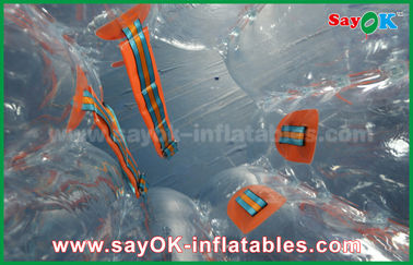 Aufblasbarer Spiel-Erwachsener Wrecking Balls 1.5m DIA Inflatable Zorb Ball, transparenter menschlicher Blasen-Fußball TPU/PVC