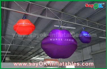 Aufblasbares LED Licht der Nylonlippenroten Mund-Form-für Dach-Dekoration 1.5m wasserdicht