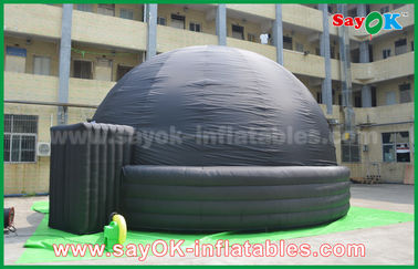 Schwarzes 7m aufblasbare bewegliche Planetariums-Projektions-aufblasbares Hauben-Kino-Zelt Durchmessers