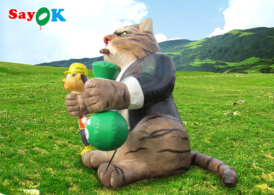 Außen 25ft Riese Werbung aufblasbare Katze Blow Up Modell Dekoration Cartoon Charaktere für Geburtstagsfeiern